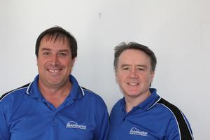 From left; Greg Bailey and Damian Carey
